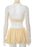 Button Back Halter Crop Top and Shorts Set - Byyde