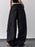 Heart Print Drawstring Wide Leg Pants - Byyde