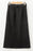 Button Fly Side Split Denim Midi Skirt - Byyde