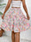 Floral Print Midi Skirt - Byyde