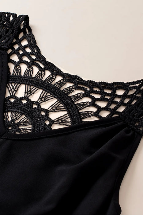 Openwork V-Neck Tank - Byyde