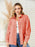 Distressed Raw Hem Denim Jacket - Byyde