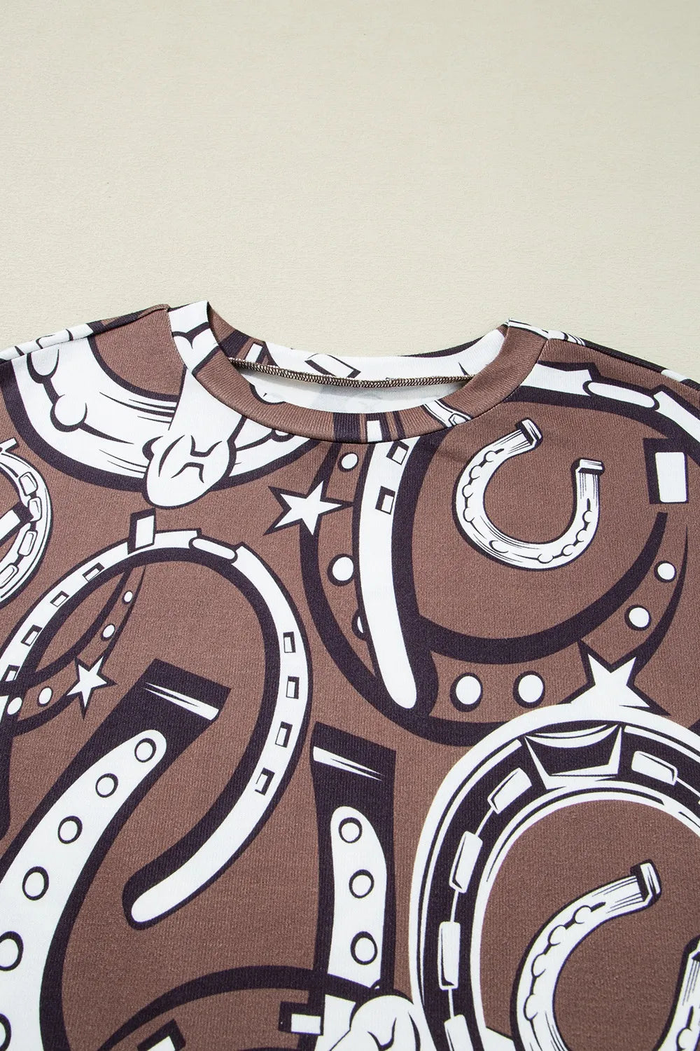 Printed Round Neck Short Sleeve T-Shirt - Byyde