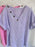 Textured V-Neck Short Sleeve Top - Byyde