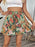Tropical Print High Waist Shorts - Byyde
