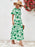 Floral Round Neck Tied Open Back Dress - Byyde