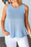 Sleeveless Knit Tank Top with Textured Pattern - Byyde