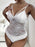 Perfee Spaghetti Strap Lace Bodysuit - Byyde