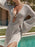 Slit Plunge Flare Sleeve Cover-Up Dress - Byyde