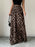 Leopard Print High-Waisted Maxi Skirt - Byyde
