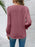 V-Neck Lace Detail Flounce Sleeve Blouse - Byyde