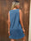 Decor Button Mini Tank Dress with Pockets - Byyde