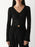 Lace V-Neck Flare Sleeve T-Shirt - Byyde