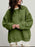 Round Neck Dropped Shoulder Long Sleeve Sweatshirt - Byyde