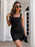 Ruched Square Neck Mini Tank Dress - Byyde