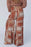 Geometric High Waist Wide Leg Pants - Byyde