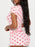 Heart Print Top and Shorts Loungewear Set - Byyde