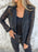 Full Size Lace Open-Front Blazer Plus Size - Byyde