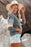Color Block Round Neck Long Sleeve Sweatshirt - Byyde