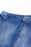 Wrapped Crossed Waist Denim Mini Skirt - Byyde