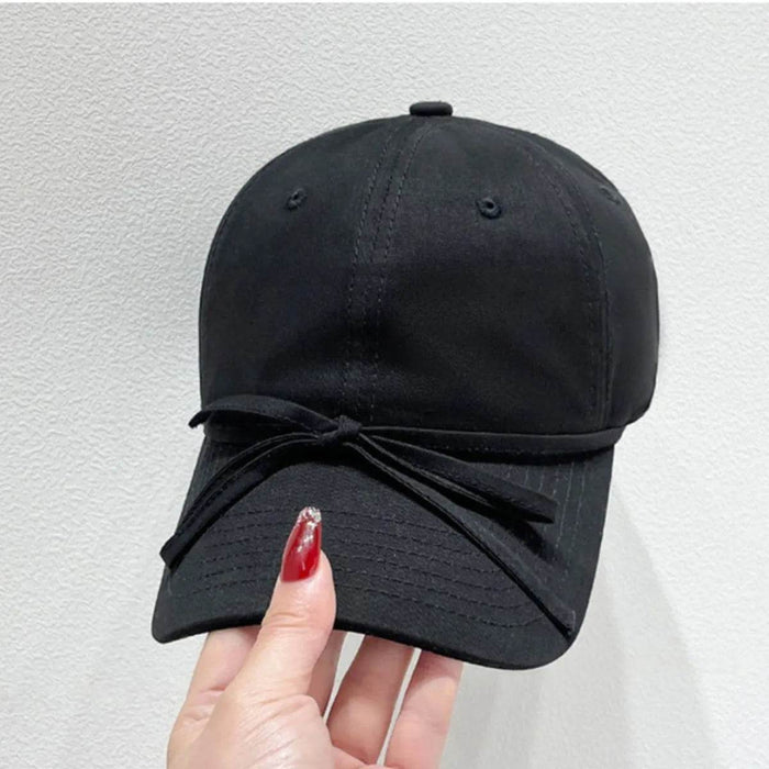Bow Solid Color Baseball Cap - Byyde