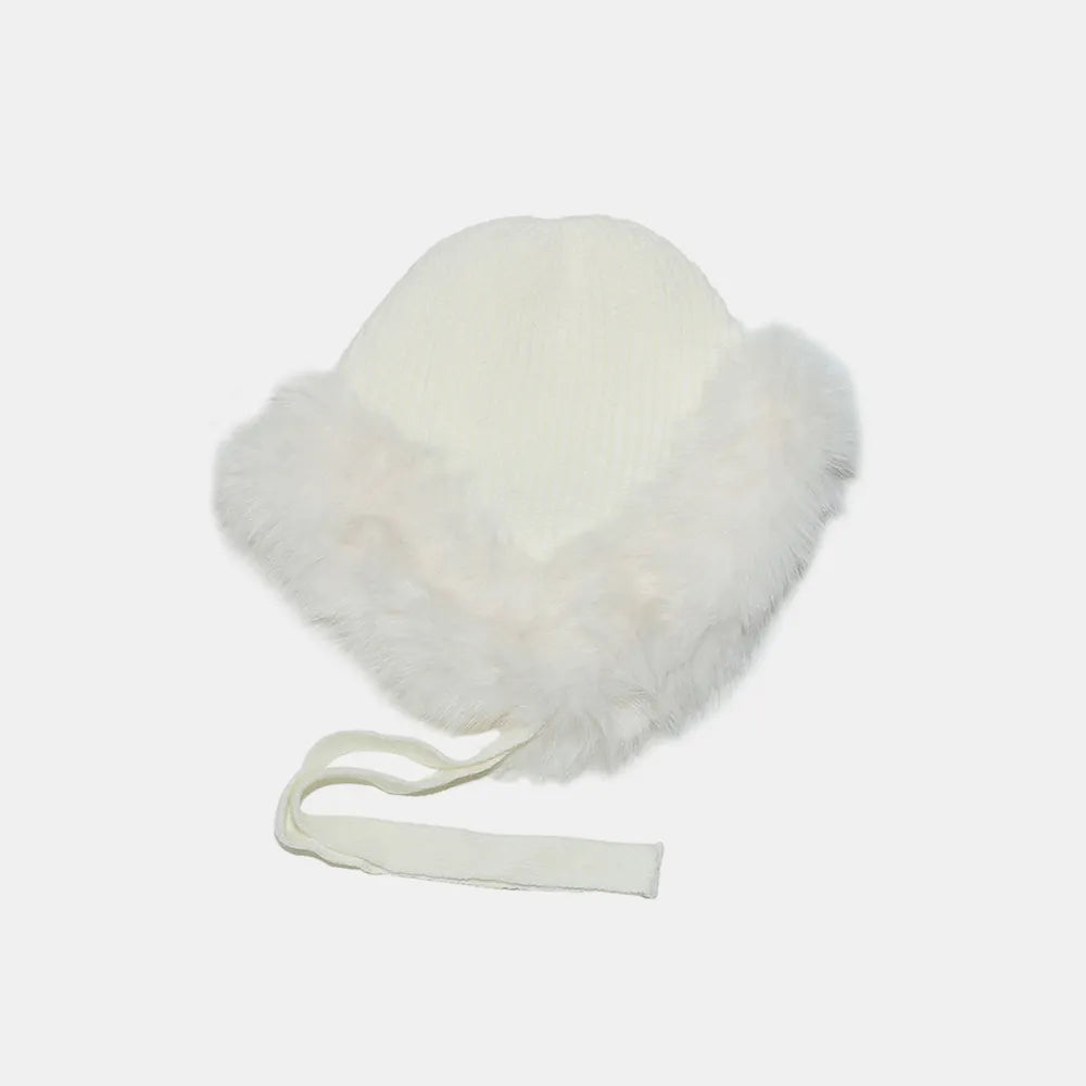 Thermal Tied Fuzzy Winter Hat - Byyde