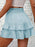 Ruffle Layered High Waist Casual Skort - Byyde