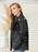 Fringe Detail Long Sleeve Denim Jacket - Byyde