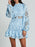 Lace Crochet Long Sleeve Mini Dress - Byyde