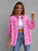Distressed Drop Shoulder Denim Jacket - Byyde