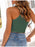 Full Size Ribbed Scoop Neck Cropped Tank Top Plus Size - Byyde