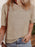 Round Neck Short Sleeve Sweater - Byyde