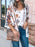 Floral Print Open Front Cover Up - Byyde