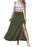 Full Size Slit Maxi Skirt Plus Size - Byyde