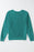 Notched Drop Shoulder Long Sleeve Sweatshirt - Byyde