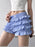 Plaid Ruffled Layered Shorts - Byyde