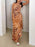 Printed One Shoulder Asymmetrical Maxi Dress - Byyde