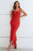 Ruched Sweetheart Neck Hem Detail Dress - Byyde