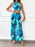 Devine Printed Halter Neck Top and Pants Set - Byyde