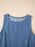Sleeveless Ruffle Hem Denim Tank Top - Byyde