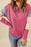 Color Block Round Neck Long Sleeve Sweatshirt - Byyde