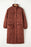 Pocketed Bubble Texture Long Sleeve Longline Winter Coat - Byyde