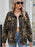 Leopard Print Oversized Denim Jacket - Byyde