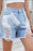 Distressed Fringe Denim Shorts - Byyde
