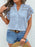 Swiss Dot Cutout Button Down Shirt - Byyde