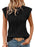 Openwork Round Neck Top - Byyde