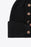 Button Detail Rib-Knit Cuff Beanie - Byyde