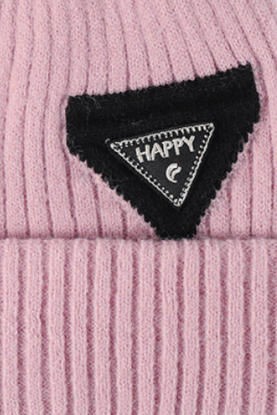 HAPPY Contrast Beanie - Byyde
