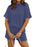 Full Size Ribbed Short Sleeve Top and Shorts Two-Piece Set Plus Size - Byyde