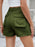 High Waist Utility Pocket Denim Shorts - Byyde